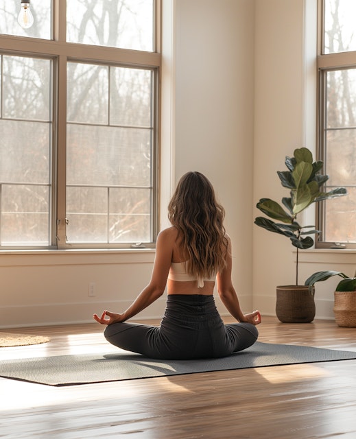 Rutina de yoga para comenzar el 2025 con todo